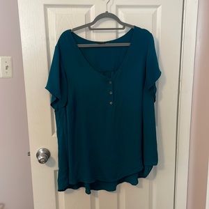Torrid sz 3 hi-lo top teal